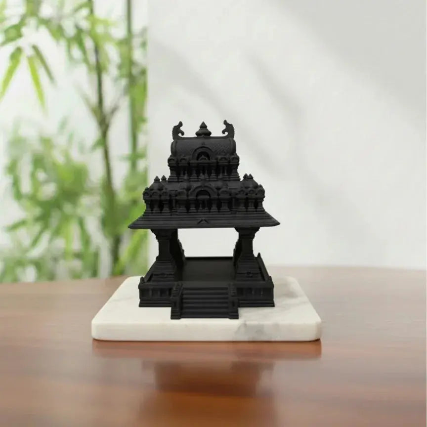3D Printed Mini Mandir Temple Structure – Tabletop Home Decor