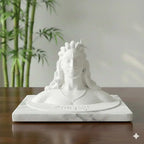 Adiyogi Shiva 3D printed idol – black colour, 5 inch – UniLayers