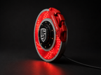 3D printed brake caliper desk light glowing – USB powered LED