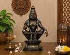 Divine Lord Ayyappa Resin Idol – Handcrafted Hindu Deity Statue for Home Temple & Car Dashboard