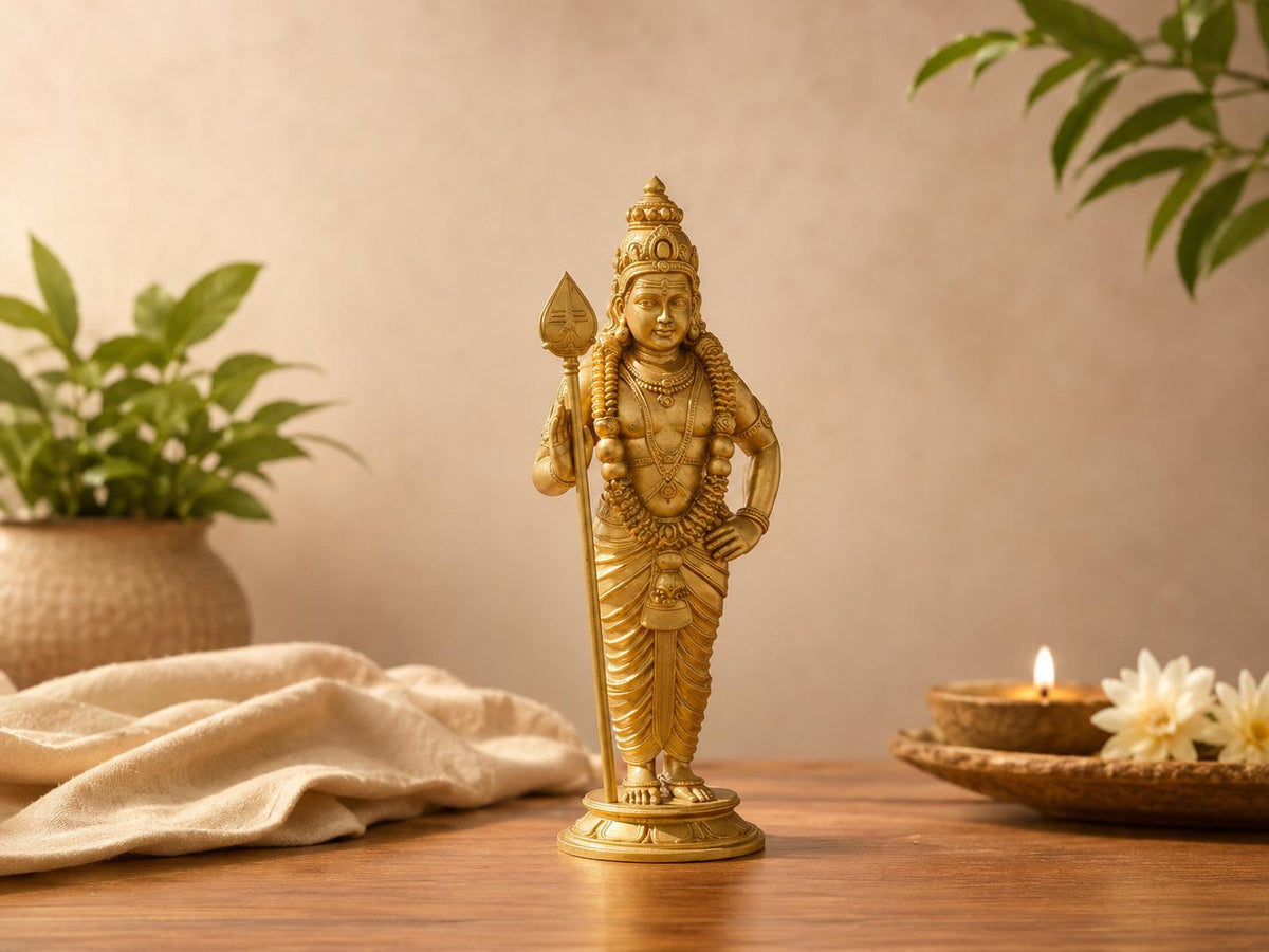 Lord Murugan Sacred Figurine 3D Printed | Divine Tamil God Statue UK