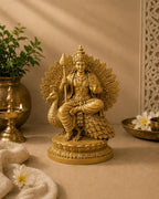 Lord Murugan 3D Printed Idol | Tamil God War Statue UK | Kartikeya South Indian Decor