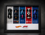 Hot Wheels x Formula 1 Limited Edition Framed Diecast Display (20x25cm)